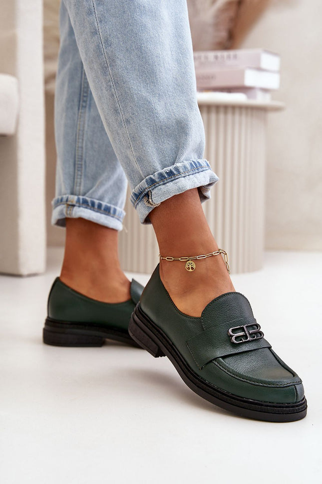 Women's Leather Low Shoes Step in style