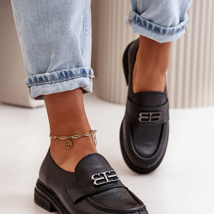 Women's Leather Low Shoes Step in style