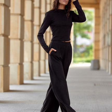 Women's Wide Leg Trousers Roco Fashion