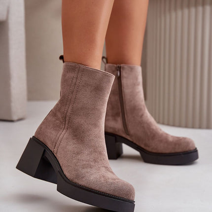 Women's Ankle Heel boots Step in style