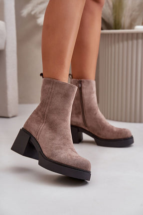 Women's Ankle Heel boots Step in style