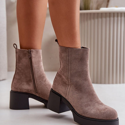 Women's Ankle Heel boots Step in style