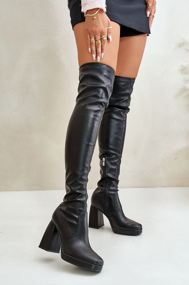 Women's Heel High Boots Step in style