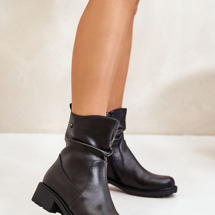 Women's Leather Ankle Boots Step in style