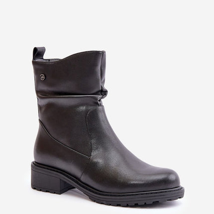 Women's Leather Ankle Boots Step in style