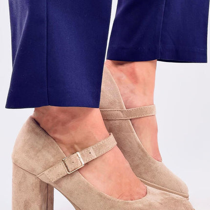 Women's Suede Platform Pumps Inello