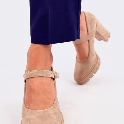 Women's Suede Platform Pumps Inello