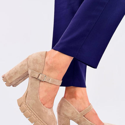 Women's Suede Platform Pumps Inello