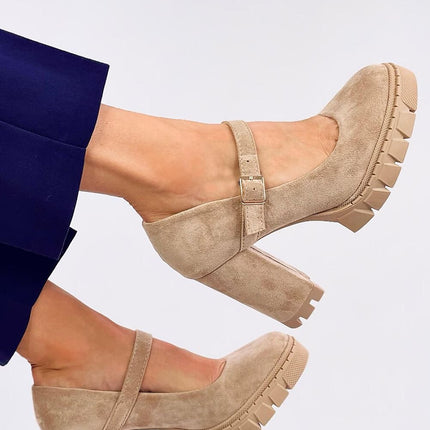 Women's Suede Platform Pumps Inello