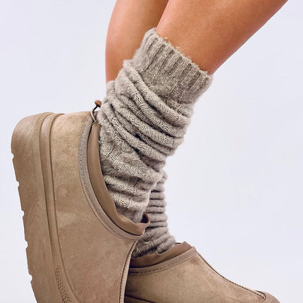 Women's Suede Snow Boots Inello