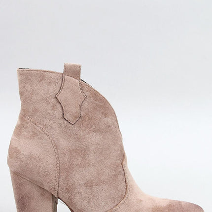 Women's Suede Heel Ankle Boots Inello