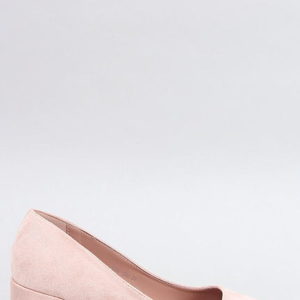 Women's Suede Block Heel Pumps Inello