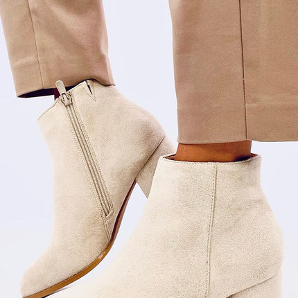 Women's Suede Heel Ankle Boots Inello