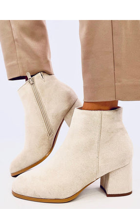 Women's Suede Heel Ankle Boots Inello