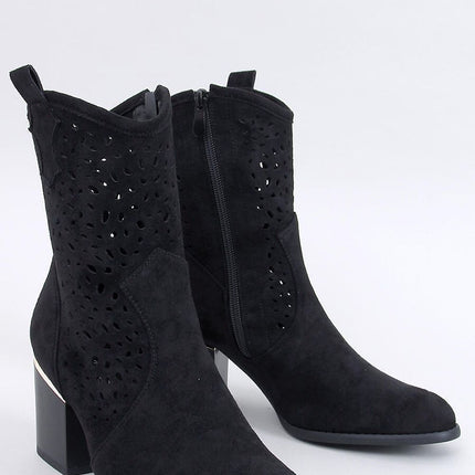 Women's Suede Heel Ankle Boots Inello