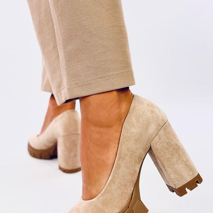 Women's Suede Platform Pumps Inello