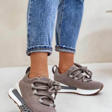 Women's Leather Sport Shoes Step in style