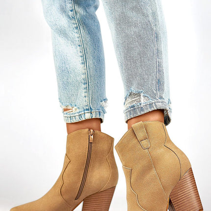 Women's Ankle Heel Boots PRIMO