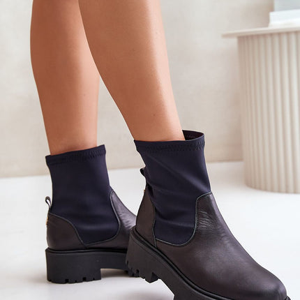 Women's Leather Ankle Boots Step in style