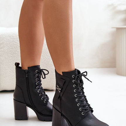 Women's Ankle Heel Boots Step in style