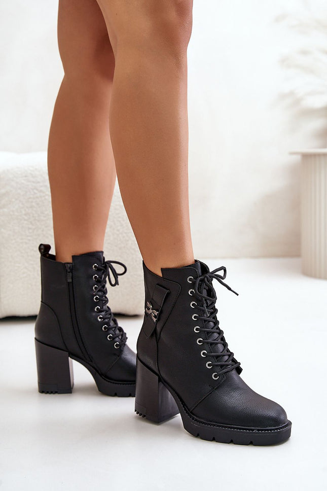 Women's Ankle Heel Boots Step in style