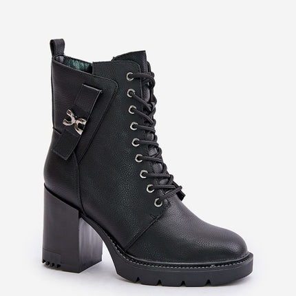 Women's Ankle Heel Boots Step in style