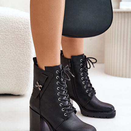 Women's Ankle Heel Boots Step in style