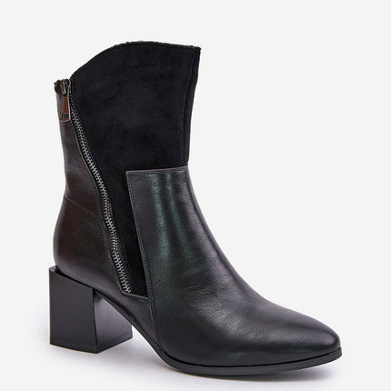 Women's Ankle Heel Boots Step in style