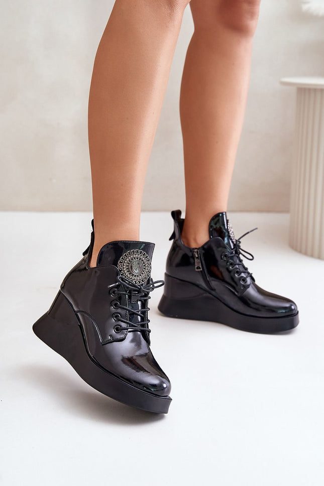 Women's Leather Ankle Buskin Boots Step in style