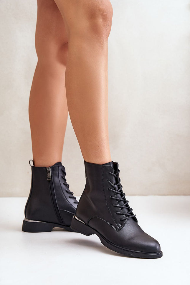 Women's Leather Ankle Boots Step in style