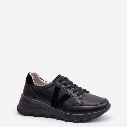 Women's Leather Sport Shoes Step in style