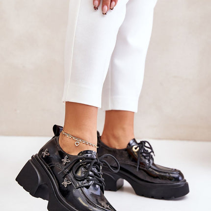 Women's Leather Low Shoes Step in style