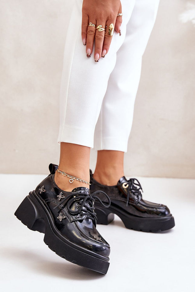 Women's Leather Low Shoes Step in style