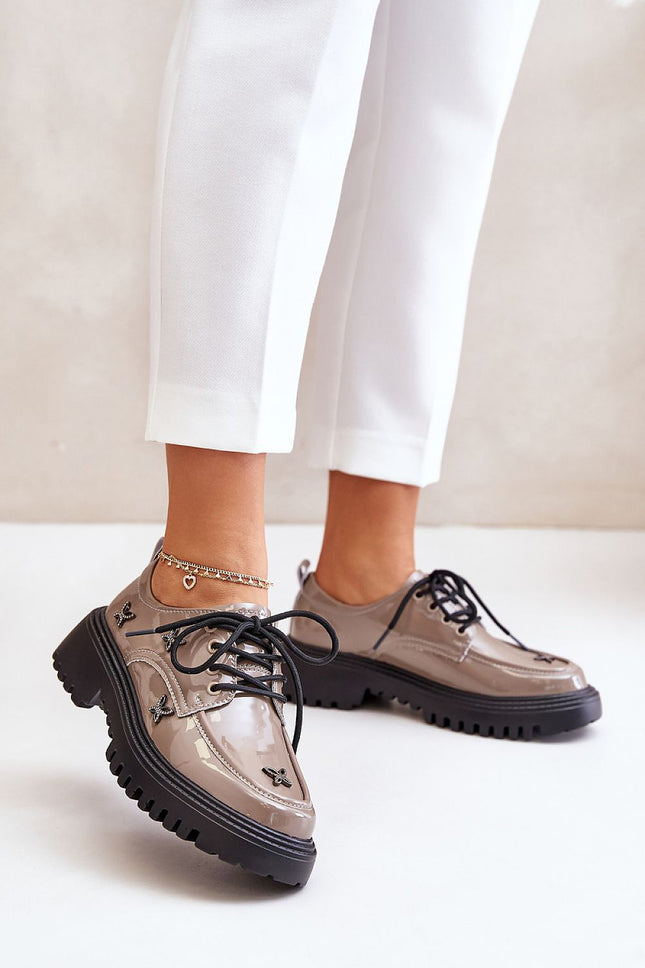 Women's Leather Low Shoes Step in style