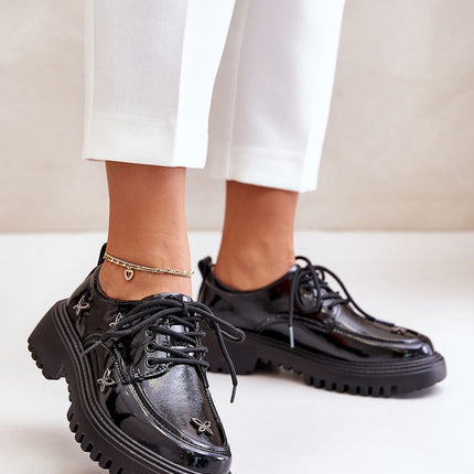 Women's Leather Low Shoes Step in style