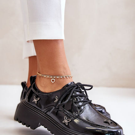 Women's Leather Low Shoes Step in style