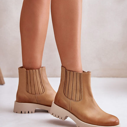 Women's Leather Ankle Boots Step in style