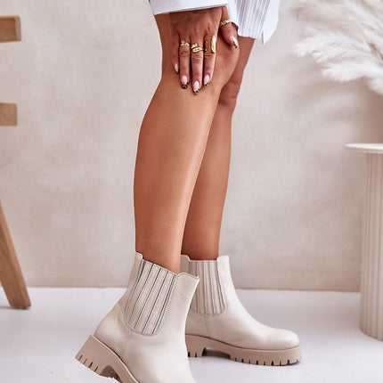 Women's Leather Ankle Boots Step in style