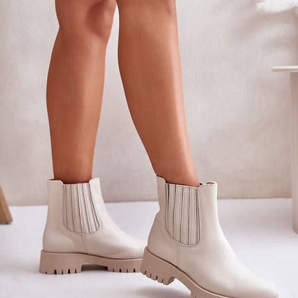 Women's Leather Ankle Boots Step in style