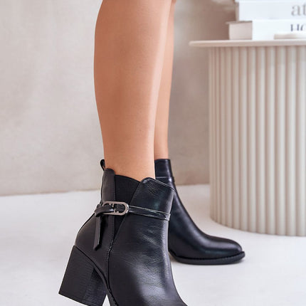 Women's Ankle Heel Boots Step in style