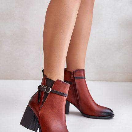 Women's Ankle Heel Boots Step in style