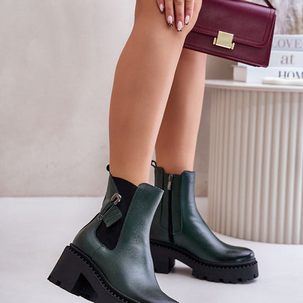 Women's Leather Ankle Boots Step in style