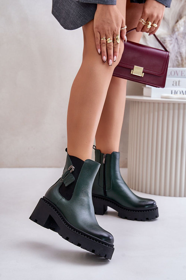 Women's Leather Ankle Boots Step in style