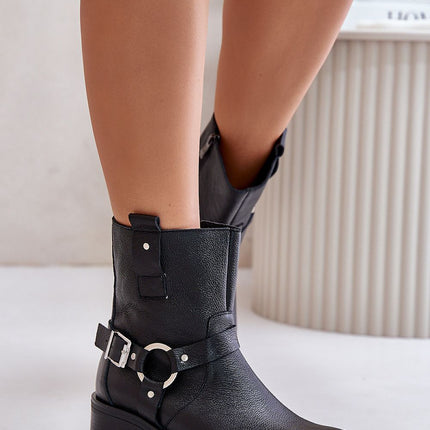 Women's Leather Ankle Boots Step in style