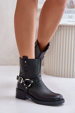 Women's Leather Ankle Boots Step in style