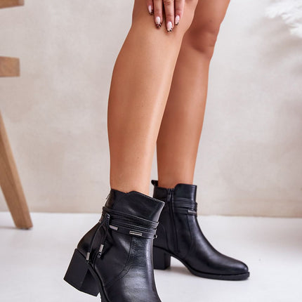 Women's Ankle Heel Boots Step in style