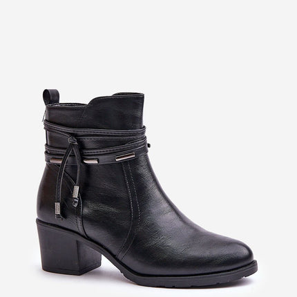 Women's Ankle Heel Boots Step in style