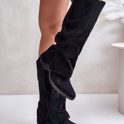 Women's Suede High Boots Step in style