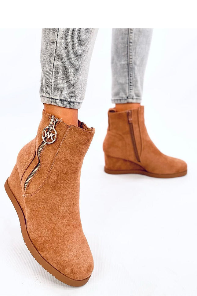 Women's Suede Buskin Ankle Boots Inello