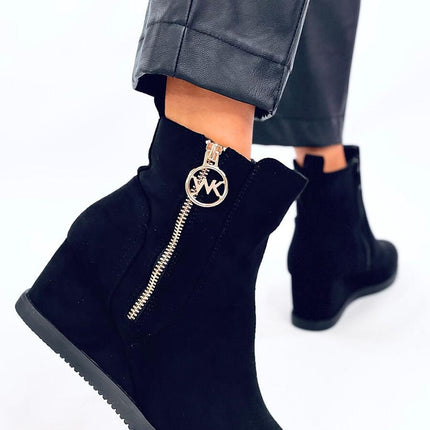 Women's Suede Buskin Ankle Boots Inello